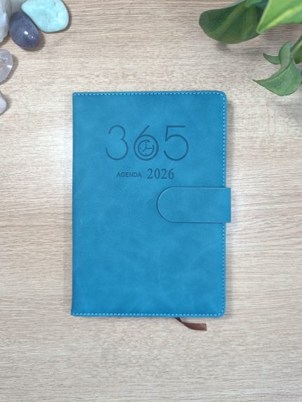Agenda día a día 2026: Azul